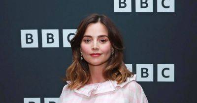 Jenna Coleman shows off blossoming bump after revealing she's expecting first child with boyfriend Jamie Childs - www.ok.co.uk - city Sandman