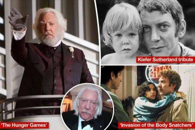Legendary actor Donald Sutherland dead at 88, son Kiefer pays tribute: ‘A life well lived’ - nypost.com - Miami - Canada - county Brunswick