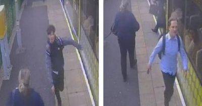 Police release CCTV images of two people after urn stolen at tram stop - www.manchestereveningnews.co.uk - Manchester - Ireland
