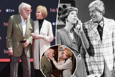 Carol Burnett and Dick Van Dyke have emotional reunion at her handprint ceremony - nypost.com - China - Indiana - county Burnett