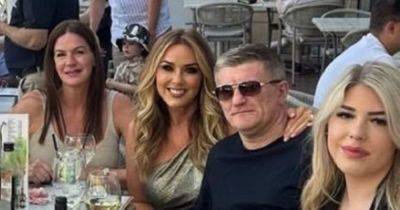 Coronation Street's Claire Sweeney coos over Ricky Hatton as they jet off on holiday - www.manchestereveningnews.co.uk - Spain - Manchester