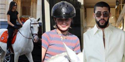 Bad Bunny Joins Kendall Jenner in Paris Amid Rumors of Rekindled Romance, She & Gigi Hadid Rehearse on Horseback for Vogue World - www.justjared.com - France - Puerto Rico