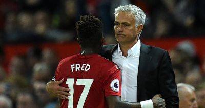 Fred's telling two-word reaction after 'awkward' reunion with ex-Man United boss Jose Mourinho - www.manchestereveningnews.co.uk - Brazil - Manchester - Sancho - Netherlands - Portugal - Turkey
