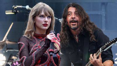 Dave Grohl Takes Jab At Taylor Swift During Foo Fighters’ London Show: “We Actually Play Live” - deadline.com - county Swift