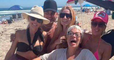 Loose Women's Denise Welch hits the beach in California with very famous soap star - www.ok.co.uk - California