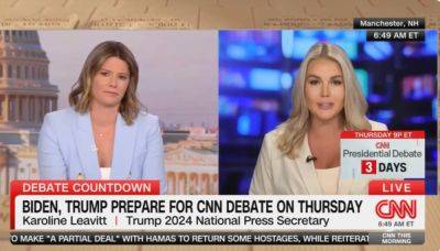 CNN’s Kasie Hunt Ends Interview With Trump Spokeswoman After She Rails Against Debate Moderators Jake Tapper And Dana Bash - deadline.com