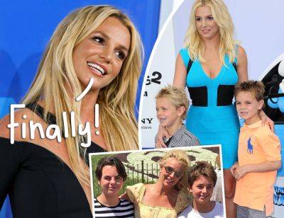 Britney Spears Reconciled With Her Sons -- And Has Been On Good Terms With Them For MONTHS!! All The Deets! - perezhilton.com - Hawaii