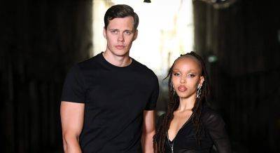 Bill Skarsgard Is Looking Buff in New Photos from 'The Crow' London Event with FKA twigs - www.justjared.com - London