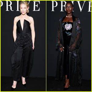 Cate Blanchett & Jodie Turner-Smith Attend Giorgio Armani Prive Show During Paris Fashion Week - See Every Attendee! - www.justjared.com