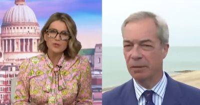 GMB slammed with Ofcom complaints over Susanna Reid interview that riled Nigel Farage - www.ok.co.uk - Britain