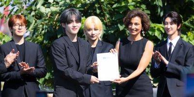 SEVENTEEN Becomes UNESCO's First-Ever Goodwill Ambassador for Youth - Read the Full Speech & Watch the Ceremony! - www.justjared.com - France