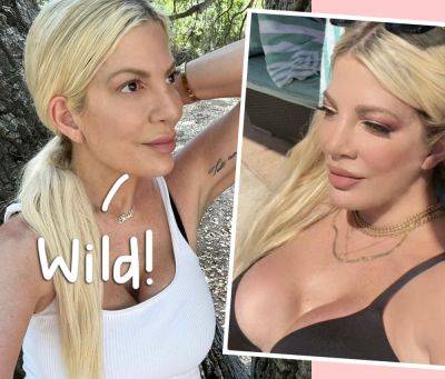 Tori Spelling Reveals She Secretly Got Her First Boob Job As A Teenager In A Strip Mall -- It Sounds So Sketchy! - perezhilton.com