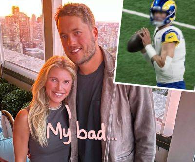 Oops! Kelly Stafford Apologizes To Husband Matthew’s Former Backup QB For Crazy Hookup Story Going Viral! - perezhilton.com