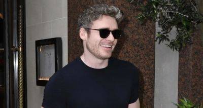 Richard Madden is All Smiles During Rare Day Out in London - www.justjared.com - Scotland - London