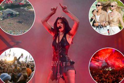 Dua Lipa headlines opening day as 200K revelers descend on the Glastonbury Festival 2024: photos - nypost.com