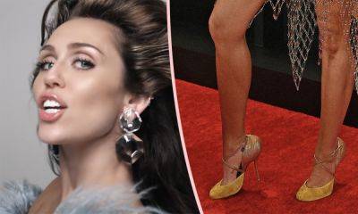 Miley Cyrus Wears HIGH HEELS To The Gym! Does She Have A Good Reason?! - perezhilton.com