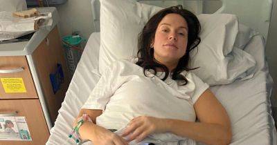 Vicky Pattison shares crying picture from hospital bed saying 'scary' admission is ‘wake up call I needed’ - www.ok.co.uk