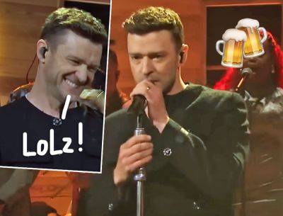Justin Timberlake Jokes About Drinking & Driving During Latest Tour Stop After DWI Arrest! - perezhilton.com - New York - Boston - city Sag Harbor