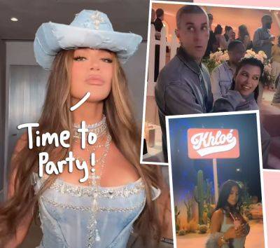 'Denim & Diamonds!' Khloé Kardashian Goes All Out For WILD Saloon-Themed, Dolly Parton-Inspired Birthday Party! - perezhilton.com