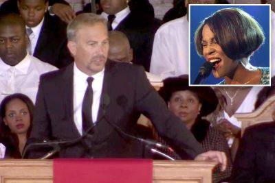 Kevin Costner refused to shorten his 17-minute eulogy at Whitney Houston’s funeral: ‘They can get over that’ - nypost.com - USA - Houston - city Newark