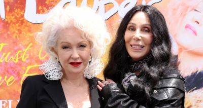 Cher Honors 'Dear Friend' Cyndi Lauper at Hand & Footprint Ceremony - www.justjared.com - China - Hollywood - New York
