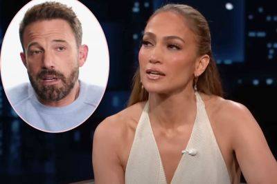 Jennifer Lopez Cryptically Addresses Ben Affleck Marriage Troubles With THIS Eyebrow-Raising Statement… - perezhilton.com