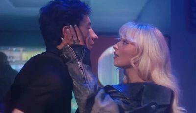 Sabrina Carpenter Ties Up & Kisses Boyfriend Barry Keoghan in 'Please Please Please' Music Video - www.justjared.com