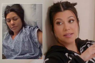Kourtney Kardashian Shows Off Scar From Emergency Fetal Surgery In Latest Episode Of The Kardashians -- Whoa! - perezhilton.com