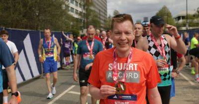 Galloway News reporter raises more than £2,000 in memory of dad with marathon charity challenge - www.dailyrecord.co.uk - London - county Marathon - city Manchester, county Marathon