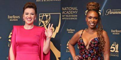 Kelly Clarkson Defeats Fellow 'Idol' Star Jennifer Hudson in Talk Show Category at Daytime Emmys - www.justjared.com - Los Angeles - USA - county Hudson