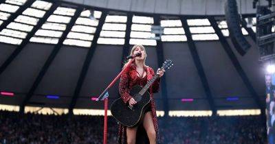 Sam Heughan and Outlander cast spotted at Taylor Swift Edinburgh Eras tour at Murrayfield - www.dailyrecord.co.uk - Scotland
