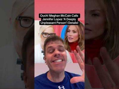 Jennifer Lopez Is Just As Awful As You Think - Says Meghan McCain! - perezhilton.com